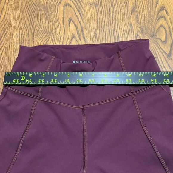 Athleta Women's Burgundy and Purple Leggings - Picture 3 of 7